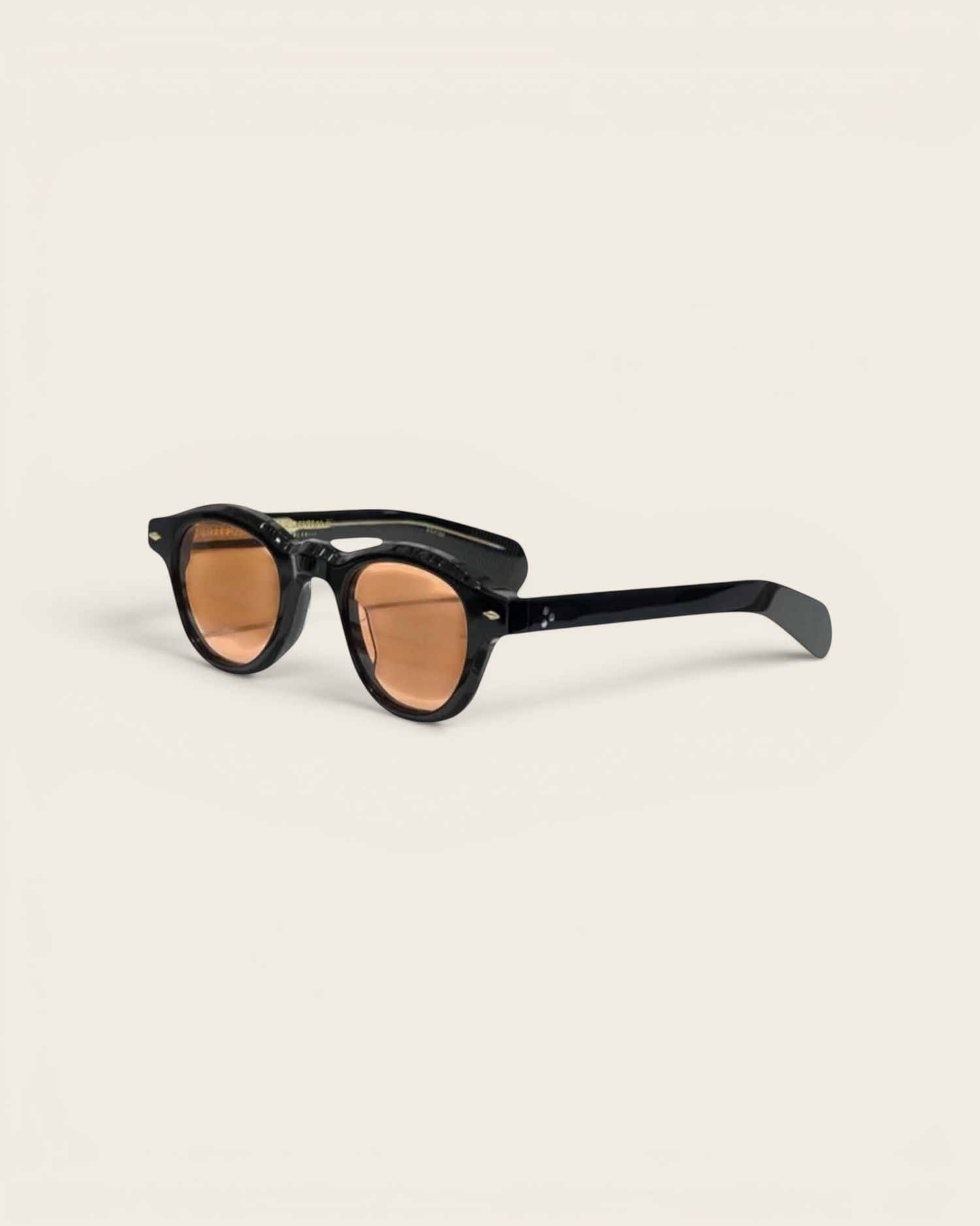Vintage-Inspired Round Acetate Sunglasses