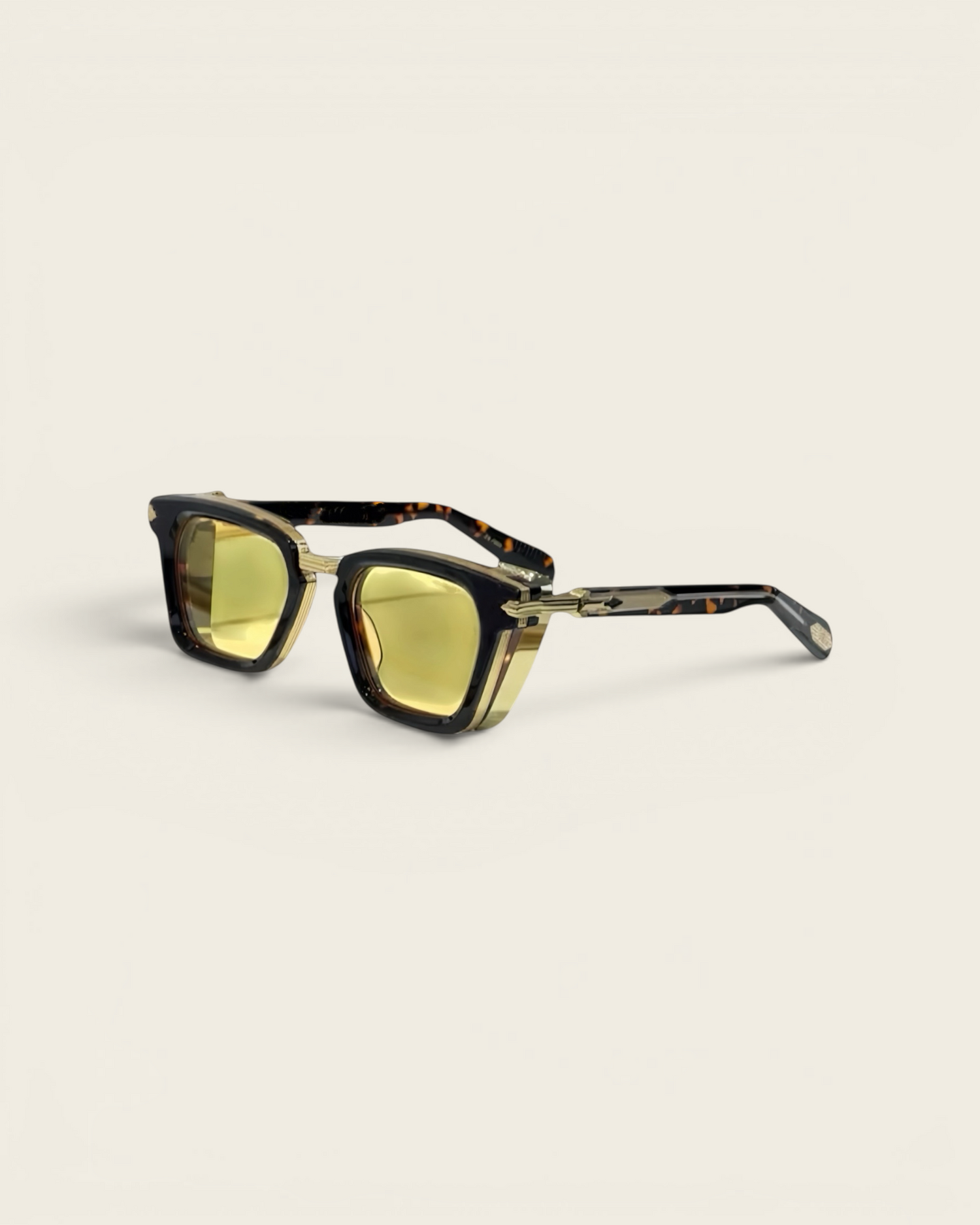 Sophisticated Sculpted Acetate Sunglasses